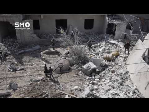 تقرير عن آخر أحداث معركة الموت ولا المذلة في حي المنشية في درعا البلد