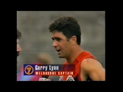 1994 - Melbourne v Hawthorn - News Reports - Garry Lyon - Round 2 - VFL Park - AFL
