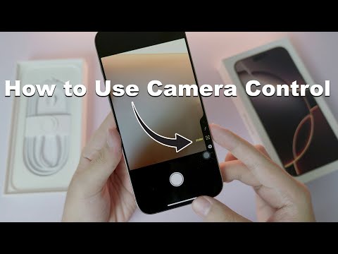 How to Use Camera Control on iPhone 16 Series