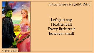 Cynthia Erivo &amp; Ariana Grande - What Is This Feeling? Lyrics [From &#39;Wicked&#39; Soundtrack]| PopDuoMusic