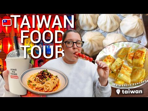 WHAT TO EAT IN TAIWAN 🇹🇼 Taiwanese Food Tour 2025 (scallion pancakes, night markets, boba & more!)