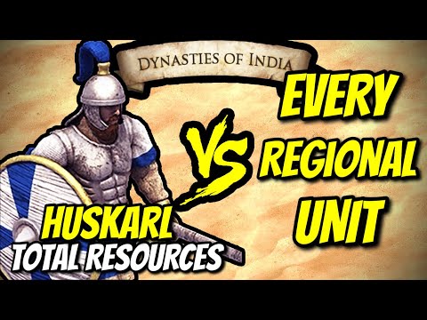 ELITE HUSKARL vs EVERY REGIONAL UNIT (Total Resources) | AoE II: DE