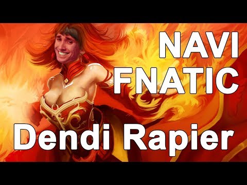 NaVi vs. Fnatic (Dendi Rapier)