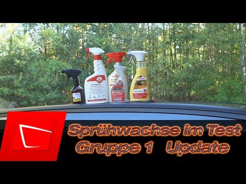 Car spray wax comparison part 2 - Rotweiss, Nigrin, Sonax and PolishAngel Rapidwaxx in the test