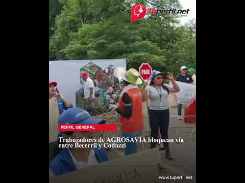 BLOQUEO Y PROTESTA EN EL CESAR. Trabajadores de AGROSAVIA salieron a Becerril–Codazzi bloqueando vía