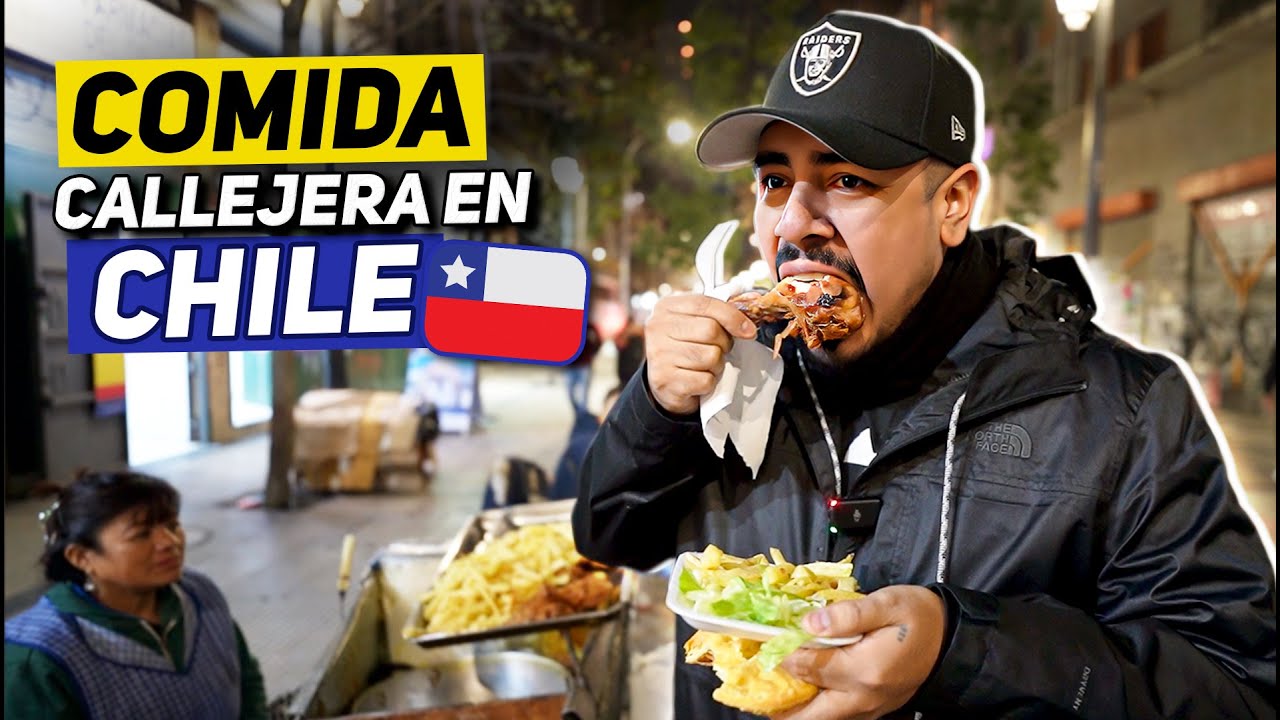 COMIDA CALLEJERA en CHILE 🇨🇱
