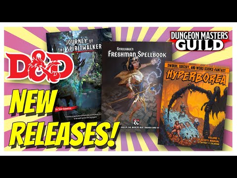 D&D New Releases ep. 34 Dec 17-23, 2021 Dungeons & Dragons DM's Guild DriveThruRPG third party books