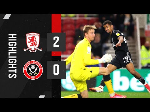 Middlesbrough 2-0 Sheffield United | EFL Championship highlights