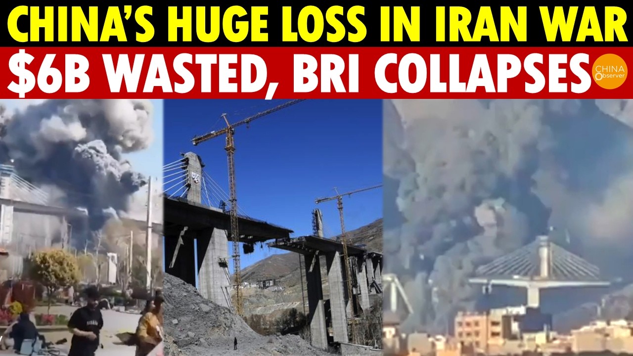 China’s Huge Loss in Iran War! Israel Blows Up China-Iran Railway, $6 Billion Wasted, BRI Collapses