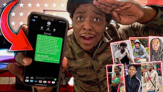 I Faked Recruited My Friends For The Army For World War 3 |  &quot; Crazy Reactions &quot; !!!