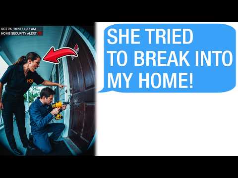 HOA Karen gets Karma after trying to BREAK into My House!