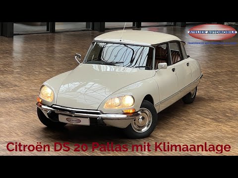 Presentation of the Citroën DS 20 Pallas with air conditioning, 1972