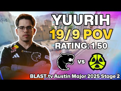 YUURIH 19/9 POV vs M80 (Dust2) | BLAST.tv Austin Major 2025 Stage 2