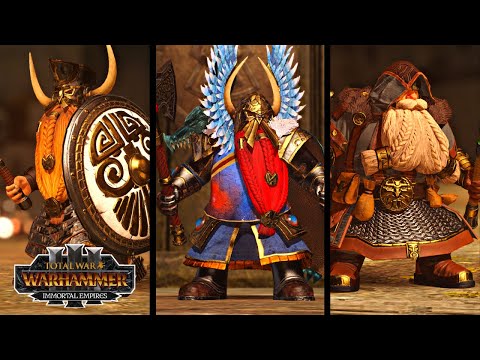 New Dawi Units the Norse Dwarfs Total war warhammer 3