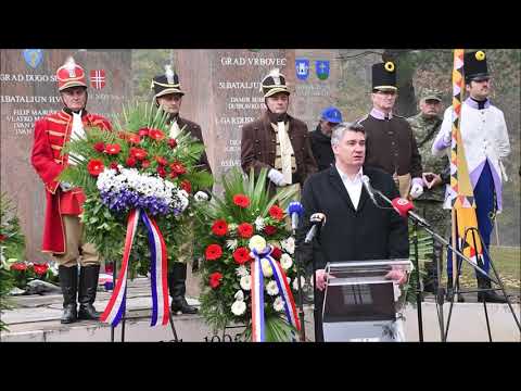 Milanović u Novskoj održao strastveni govor: 'Hrvatska vas neće zaboraviti, domovini vjerni'