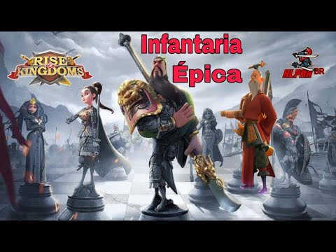 ✅RISE OKINGDOMS infantaria épica - guia de comandante sunt zu