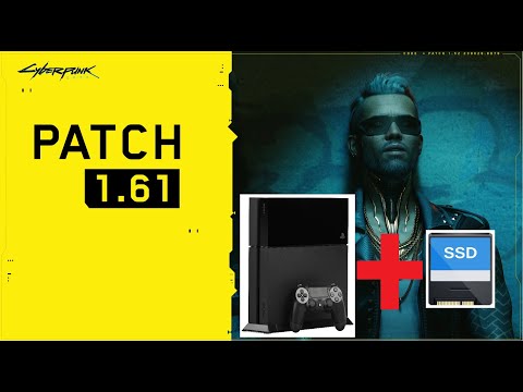 Does Cyberpunk 2077 run better on a PS4 with SSD? Patch 1.61