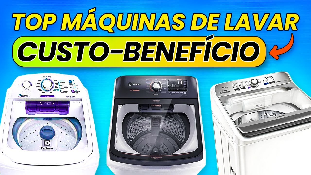 ✅ [ATUALIZADO] TOP 5 Melhores Máquinas de Lavar Roupa Custo-Benefício 2024