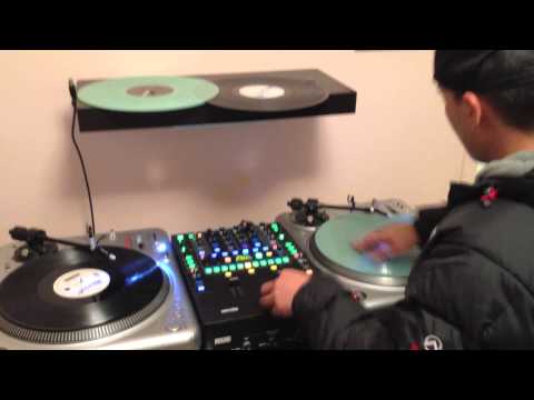 DJ QBert - Scratch And Drum Practice At Dystrakted's Crib (HD)