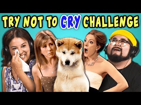 ADULTS REACT TO TRY NOT TO CRY CHALLENGE