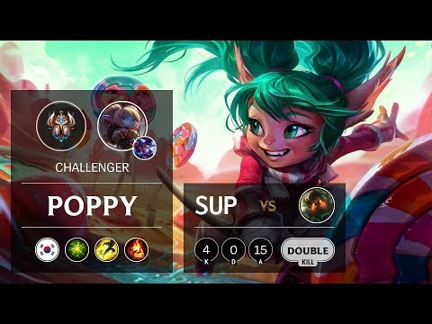 Poppy Support vs Nautilus - KR Challenger Patch 9.9
