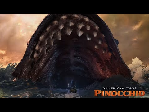 GUILLERMO DEL TORO'S PINOCCHIO | Pinocchio Dogfish Scene ...