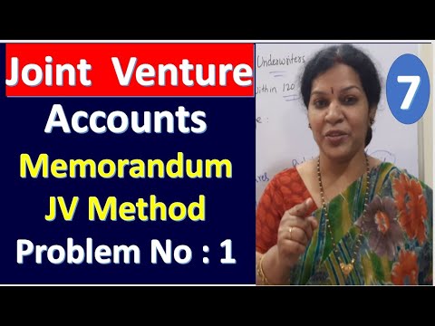 1 Joint Venture Accounts Introduction