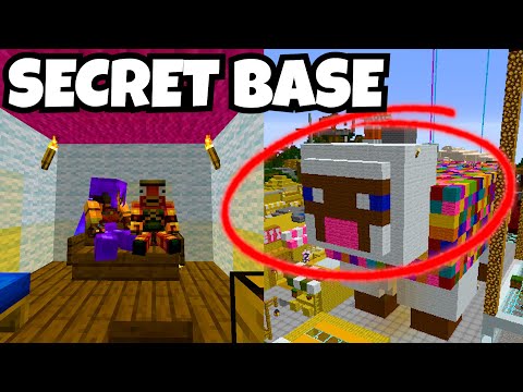 I MADE A SECRET BASE ON CRAFTNITE...