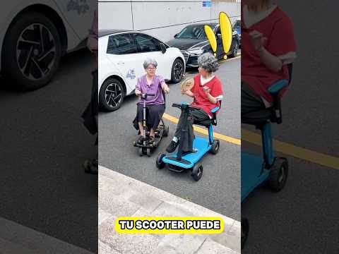 ¡Un increíble scooter de movilidad de cuatro ruedas!