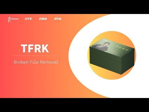 【Animation Demonstration】 Broken File Removal with TFRK