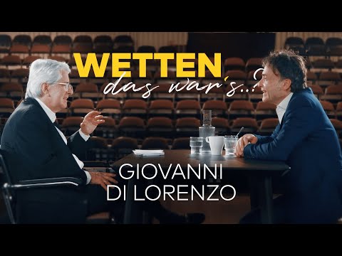 I bet that's it..? Frank Elstner meets Giovanni di Lorenzo