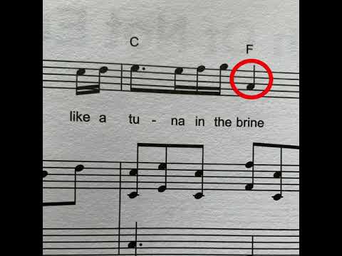 How Tuna in the Brine by Silverchair's melody keeps changing