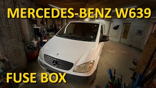 Mercedes-Benz Vito W639 - Fuse Box  Location