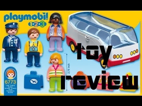 Playmobil 123: Bus and Jet Toy Review