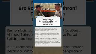 Ahmad Sahroni Ngopi Bareng Bro Ron, Bendahara Partai NasDem Diisukan Pindah ke PSI?