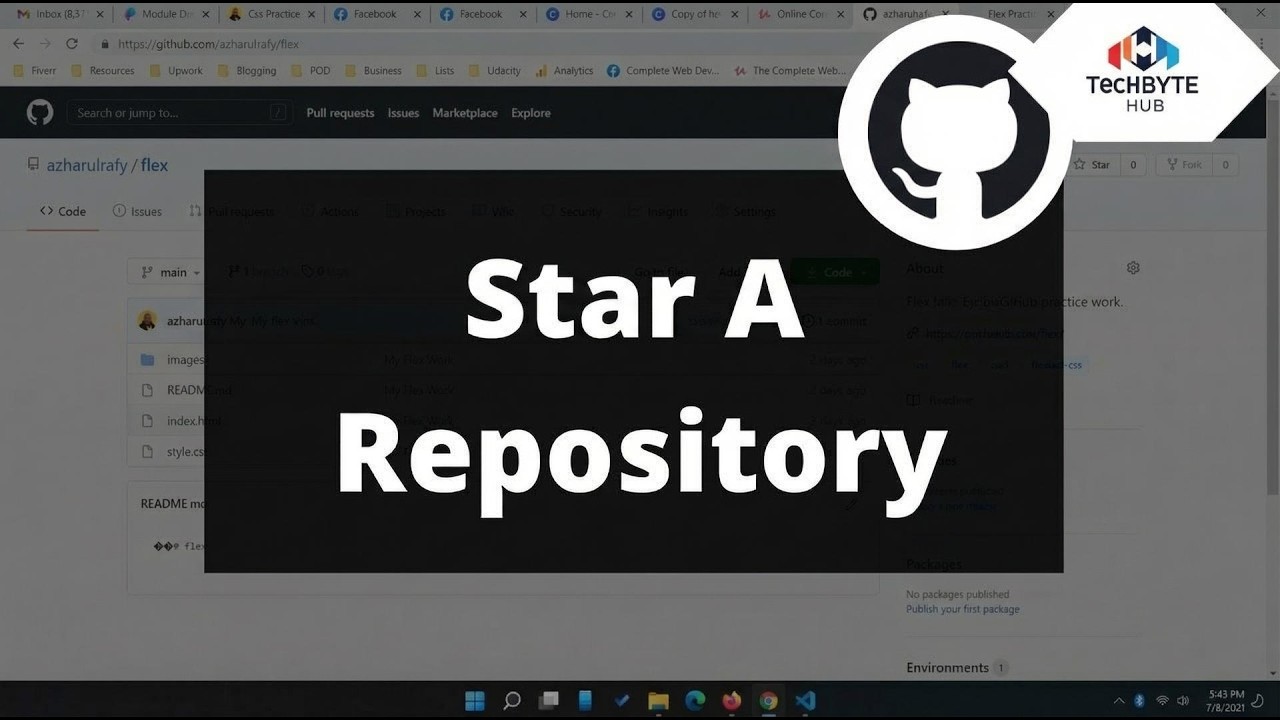 How To Star A Repository In GitHub  Save A GitHub Repo