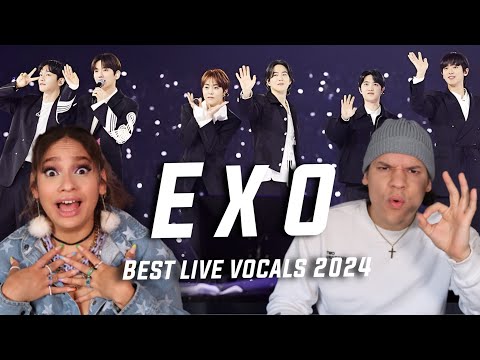 EXO still the BEST VOCALS in KPOP| Waleska & Efra react to Exo Best Vocal Moments 2023-2024