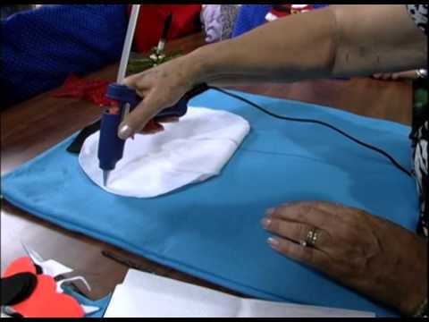 Mulher.com 27/11/2012 Ana Maria Ronchel - Encosto de cadeira natalina 1/2