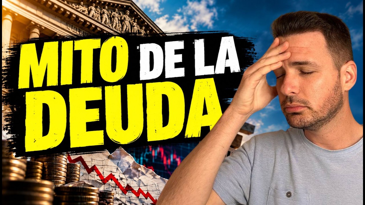 ✌️JAQUE MATE, LIBERALES‼️ 3 gráficos que DESTROZAN su histeria sobre la deuda pública 😎