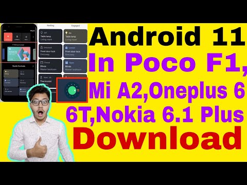 INSTALL ANDROID 11 IN POCO F1, Mi A2, ONEPLUS 6,6T, NOKIA 6.1 PLUS etc. | How To Update Android 11 |