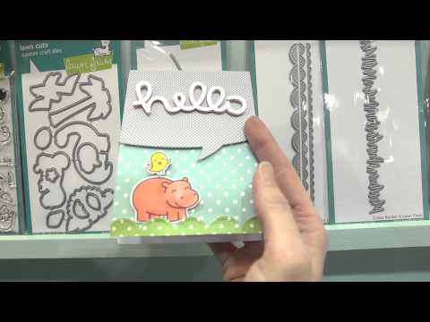 CHA2014 - Lawn Fawn's Stamps with Coordinating Die Cuts