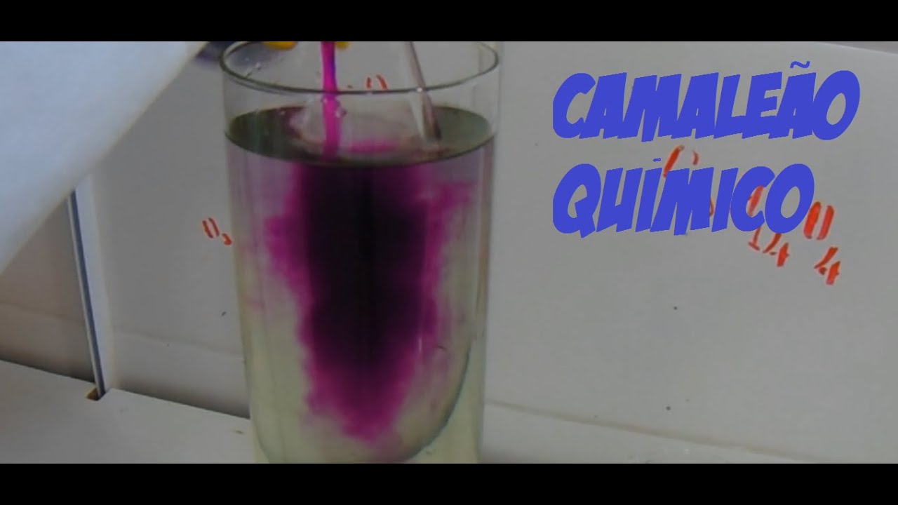 EXPERIÊNCIA DE QUÍMICA MALUCA - CAMALEÃO QUÍMICO