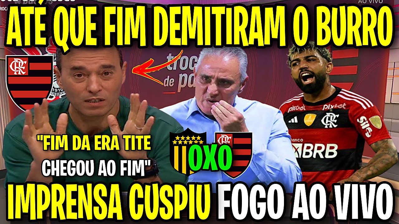 RIZEK DET0N0U A DEMISSÃO DE TITE APÓS EMIMINAÇÃO DA LIBERTADORES!PEÑAROL 0X0 FLAMENGO