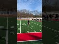 Hurdle runs in practice