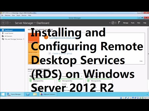 Installing and Configuring Remote Desktop Services RDS on Windows Server 2012 R2