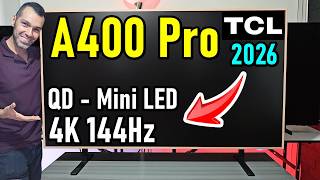 TCL A400 Pro QD Mini LED: Sí tiene Full-Array / El Televisor que parece una Obra de Arte🔥🖥️
