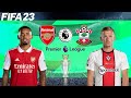 FIFA 23 Arsenal Vs Southampton Premier League 22 23 Season Gameplay