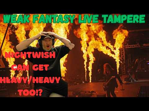 NightWish - Weak Fantasy LIVE TAMPERE FIRST Time Reaction #reaction #nightwish #floorjansen