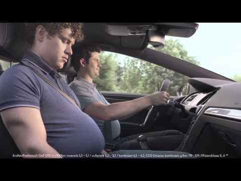 Die Beschleunigung des neuen Golf GTD - besser als jede Diät!