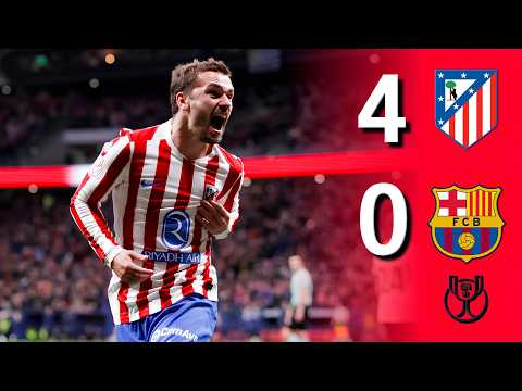 Atletico Madrid vs FC Barcelona 4-0 | Copa del Rey 2025/26 Semi-Final 1st Leg Extended Highlights